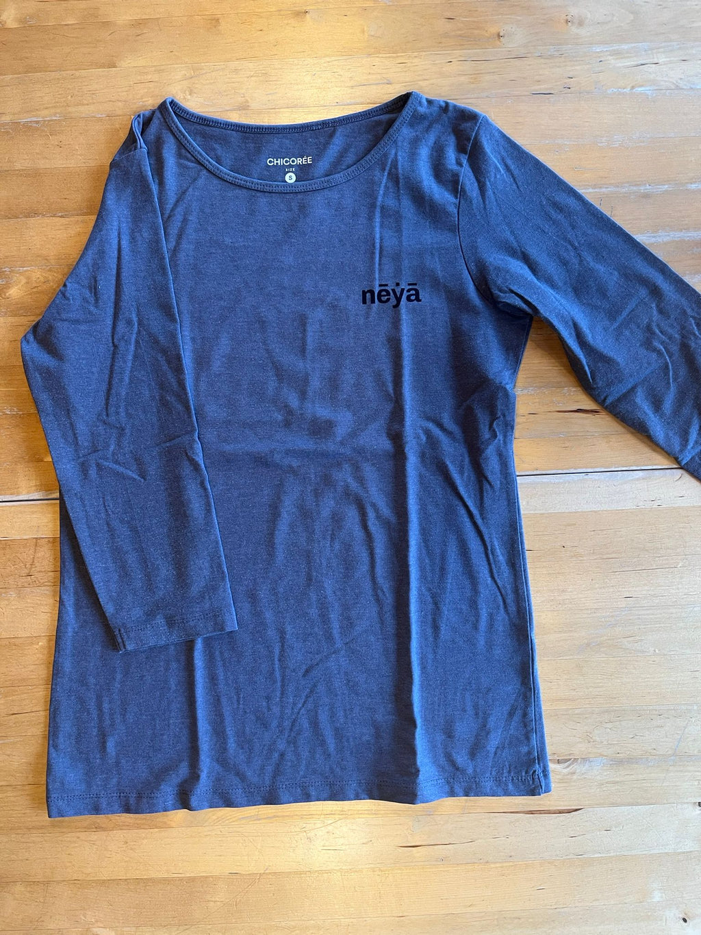 Blaues 3/4 Shirt