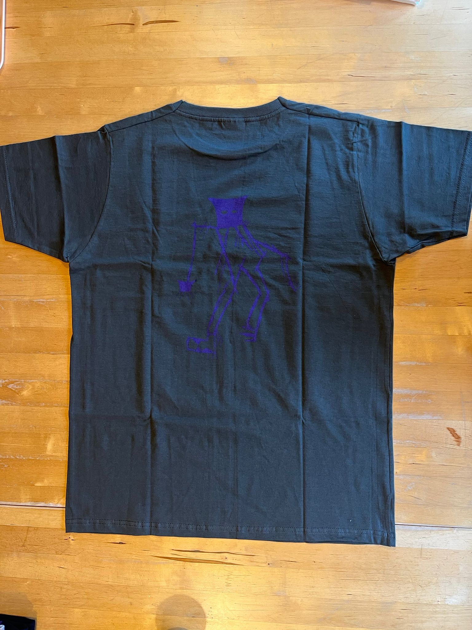 Men Shirt mit Violetten Druck