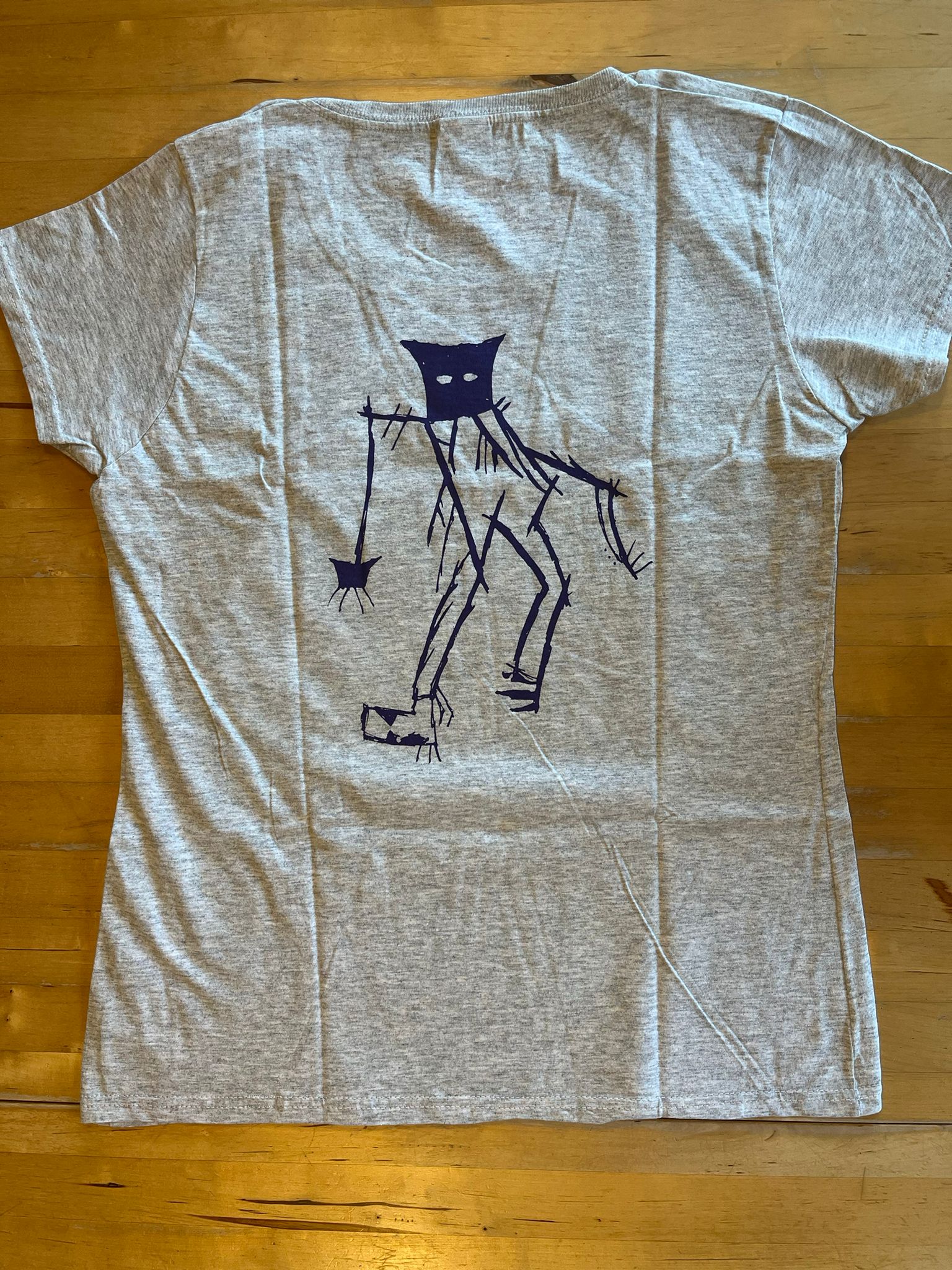 Women Shirt mit Violetten Druck