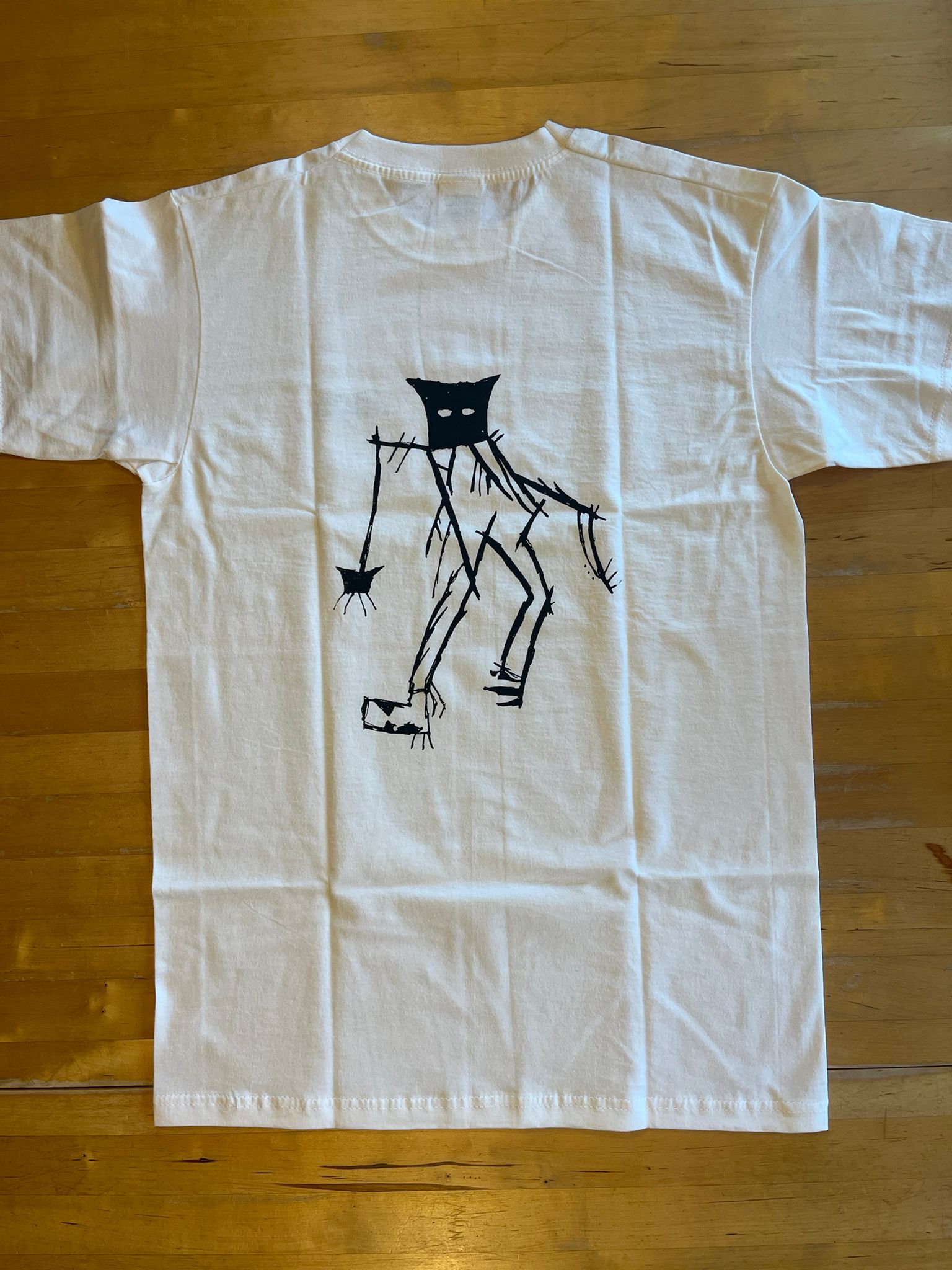 Men Shirt mit Schwarzem Druck