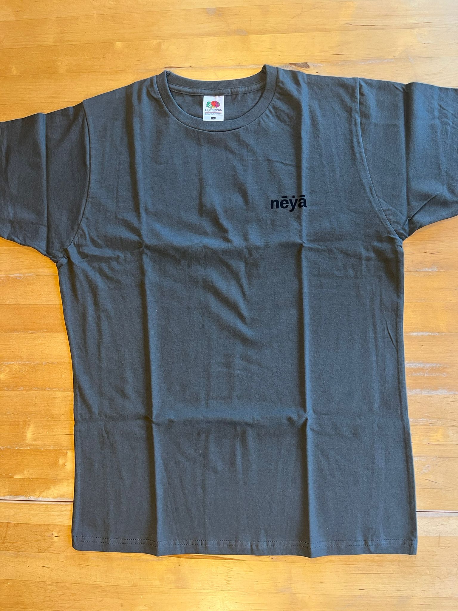 Men Shirt mit Schwarzem Druck